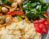 A picture of step 2 of Couscous and Eggplant Salad.