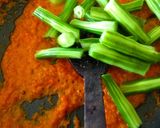 A picture of step 5 of Drumsticks masala.