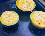 A picture of step 2 of Creamy cheese Gem Sqaush.