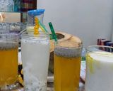 A picture of step 11 of Summer Coolers :Musk Melon Crush Coconut Lemonade Jaggery Cooler.