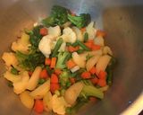 A picture of step 2 of Winter Vegetable Stir fry / Bhaaji.
