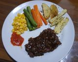 Foto langkah ke 4 dari resep Steak Daging Sapi BBQ.