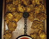A picture of step 5 of Chicken Achari Pakora 😋.