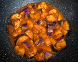 Gambar langkah 5 resipi Sambal Goreng Terung, Tempe & Bilis.