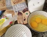 Une image de l'étape 1 de Cake🍰 chocolat noir🍫 et sa crème anglaise🍧.