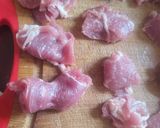 A picture of step 2 of Not-so-Secret Marinated Pork Kabobs w/Pineapple and Peppers.