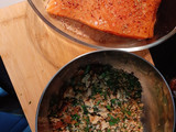 Salmón al Horno con pan rallado
