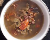 Foto langkah ke 4 dari resep Soto Daging Sapi Kacang Merah.