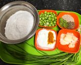 A picture of step 1 of Protein Rich Panki With Seasonal Tuver Dana & Green Garlic Cubes -- A Forgotten Recipe of Grandma.