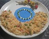 A picture of step 13 of Vegetable Biryani.