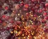 A picture of step 2 of Khatti meethi Falsa chutney.