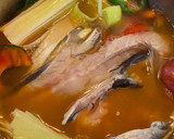 Foto del paso 1 de la receta: Fideuá de langostinos y pota