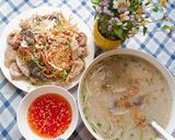 Hình bước làm 8 của món Cháo vịt gỏi vịt