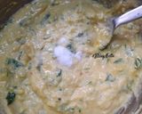 A picture of step 3 of Spinach Handvo.