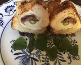 A picture of step 3 of California Farm Blue Cheese, Ham and Asparagus Stuffed Chicken Breast.