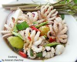 รูปขั้นตอนการทำที่ 1 ของ ตำปลาหมึกสาย