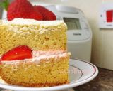 รูปขั้นตอนการทำที่ 6 ของ เค้กหม้อหุงข้าว (เค้กสตรอเบอรี่ครีมสด) Rice cooker cake
