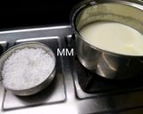 A picture of step 1 of Sago/Sabudana Kheer.
