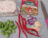 Foto langkah ke 1 dari resep Tumis Tempe Teri Saos Tiram.
