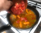 Foto del paso 5 de la receta: Filete de rape con verduras y cigala