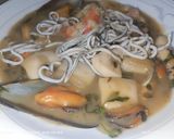Foto del paso 10 de la receta Sepia en salsa verde con Surimi