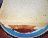 A picture of step 6 of Nutella, Strawberry Jam Oven Pancake.