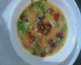 A picture of step 5 of Dhaba style tuvar daal.