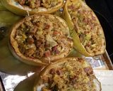 A picture of step 6 of Spaghetti Squash Breakfast Boats.
