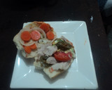 Foto del paso 1 de la receta: Torta ranchera de pollo cocido y encurtidos las Correa