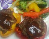 A picture of step 6 of Stuffed Peppers Sausage, Beef, and Apples.