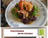 Foto del paso 13 de la receta: Ensalada templada de setas, alcachofas en escabeche y gambas