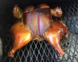 A picture of step 6 of California Farm Barbecue Smoked Chicken.