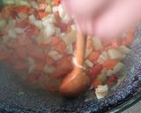 Babgulyás disznó combal és füstölt hússal recept fázis 4 fotója