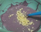 Foto langkah ke 3 dari resep Brownies Kukus Taro Keju.