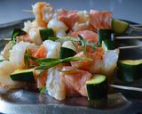 Une image de l'étape 2 de Brochettes de poisson.