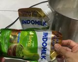 Foto langkah ke 1 dari resep Roti Tawar Discard Sourdough Matcha (Eggless).