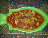 Foto langkah ke 6 dari resep Tumis Balado Kentang (ikan asin ikan teri).