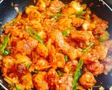 A picture of step 6 of Fried Chillie Chicken.