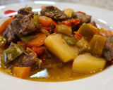 Foto del paso 4 de la receta: Estofado de cerdo con champiñones