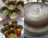 A picture of step 3 of Arvi (colocasia) leaves Dhokla/Patra.