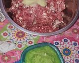 A picture of step 1 of Punjabi style meatball curry.