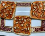 A picture of step 2 of Bread pizza🍕.