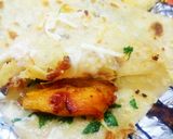 A picture of step 1 of Chicken tikka cheese paratha.