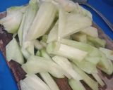 Foto langkah ke 4 dari resep Labu Siam Cumi Asin Ketumbar.