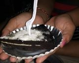 Foto langkah ke 16 dari resep Oreo soft cake kukus.