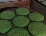 Foto langkah ke 6 dari resep Bika Ambon mini (pandan).