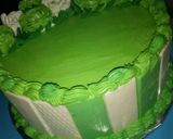 Foto langkah ke 16 dari resep Green flower Tart.