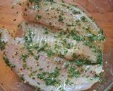 A picture of step 2 of White Fish Fillets Marinated with Cilantro and Olive Oil.