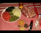 A picture of step 3 of Veg and chicken biryani platter.