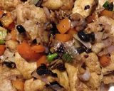 A picture of step 3 of Tofu in Black Bean Sauce.